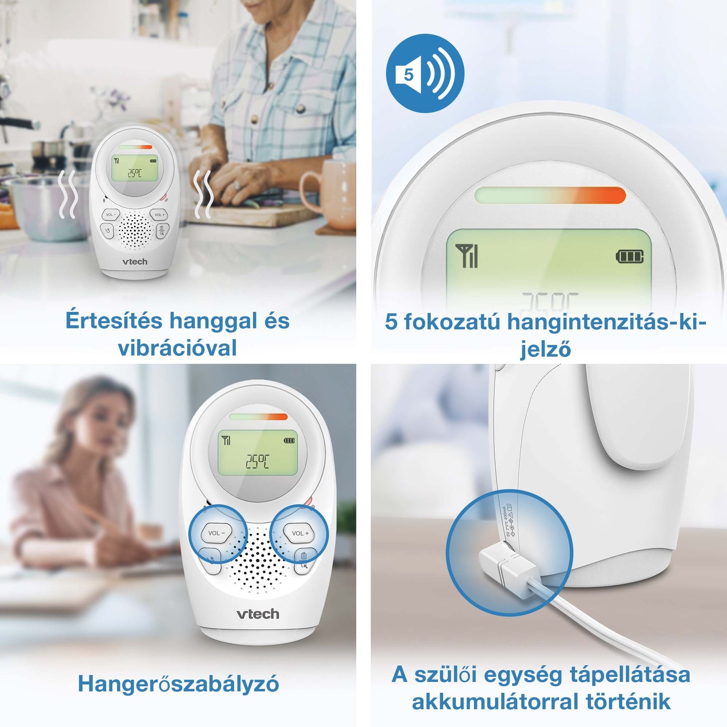 Vtech DM 1212 kétirányú audió babaőrző