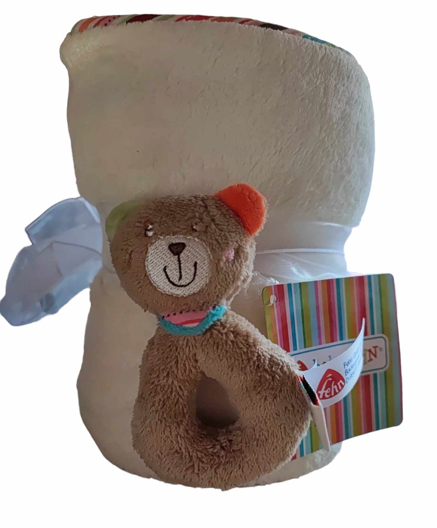 Baby Fehn wellsoft babatakaró plüss macival