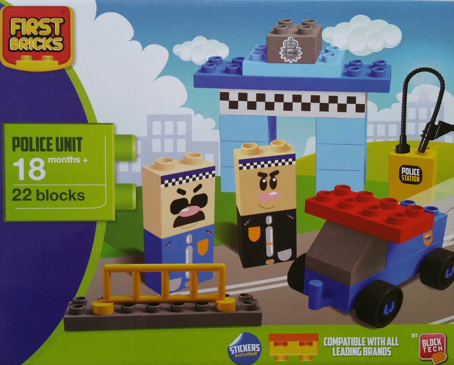 First Bricks Police unit építőkocka szett