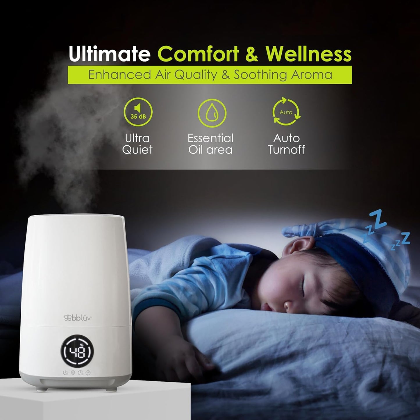 Bblüv Umidö ultrahangos párásító és légtisztító