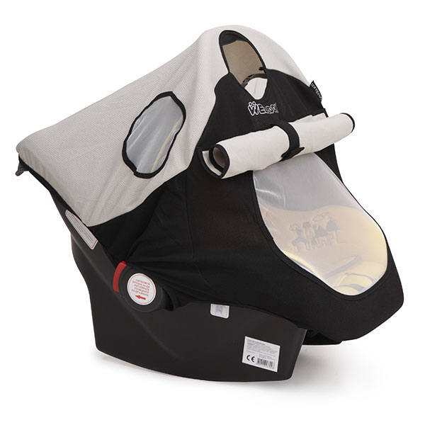 Ladybug babahordozó árnyékoló beépített szúnyoghálóval