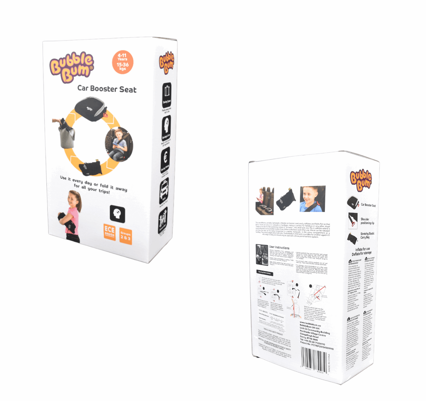 Bubblebum felfújható autós ülésmagastíó - BBLOVE | Bababolt és webshop