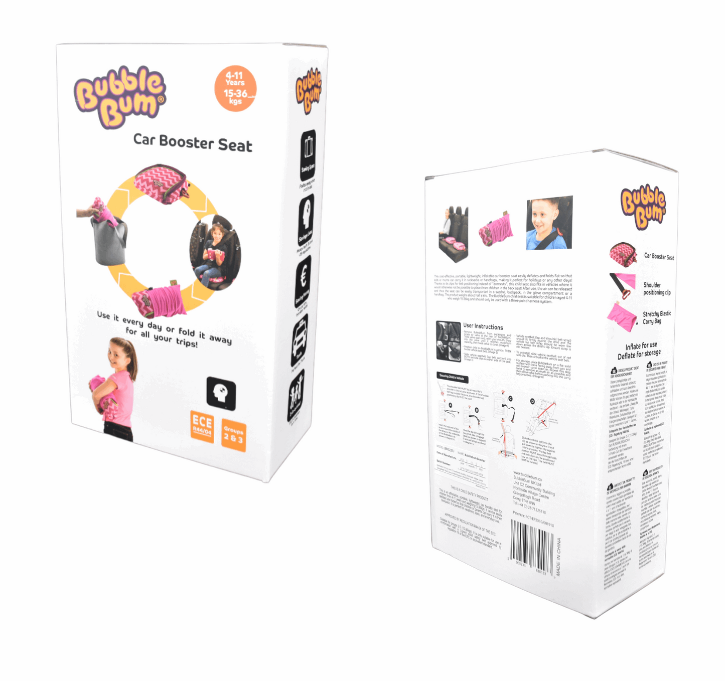 Bubblebum felfújható autós ülésmagastíó - BBLOVE | Bababolt és webshop