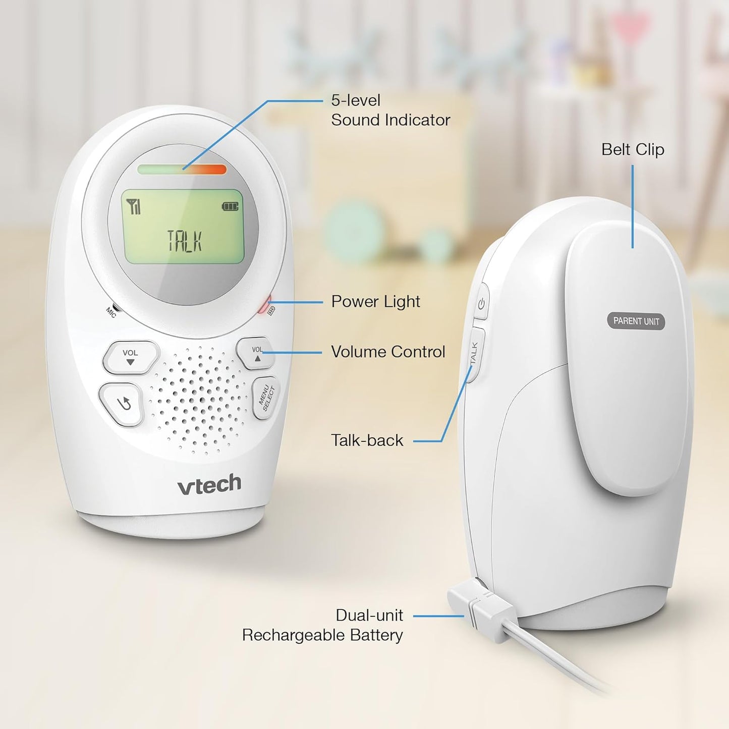 Vtech DM 1211  kétirányú audió babaőrző