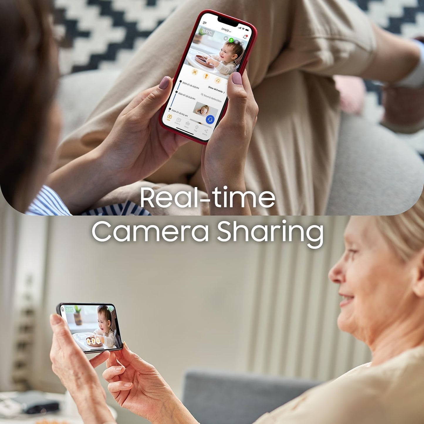 Chillax DM610 Giraffe 360° forgatható wifis kameás bébiőr