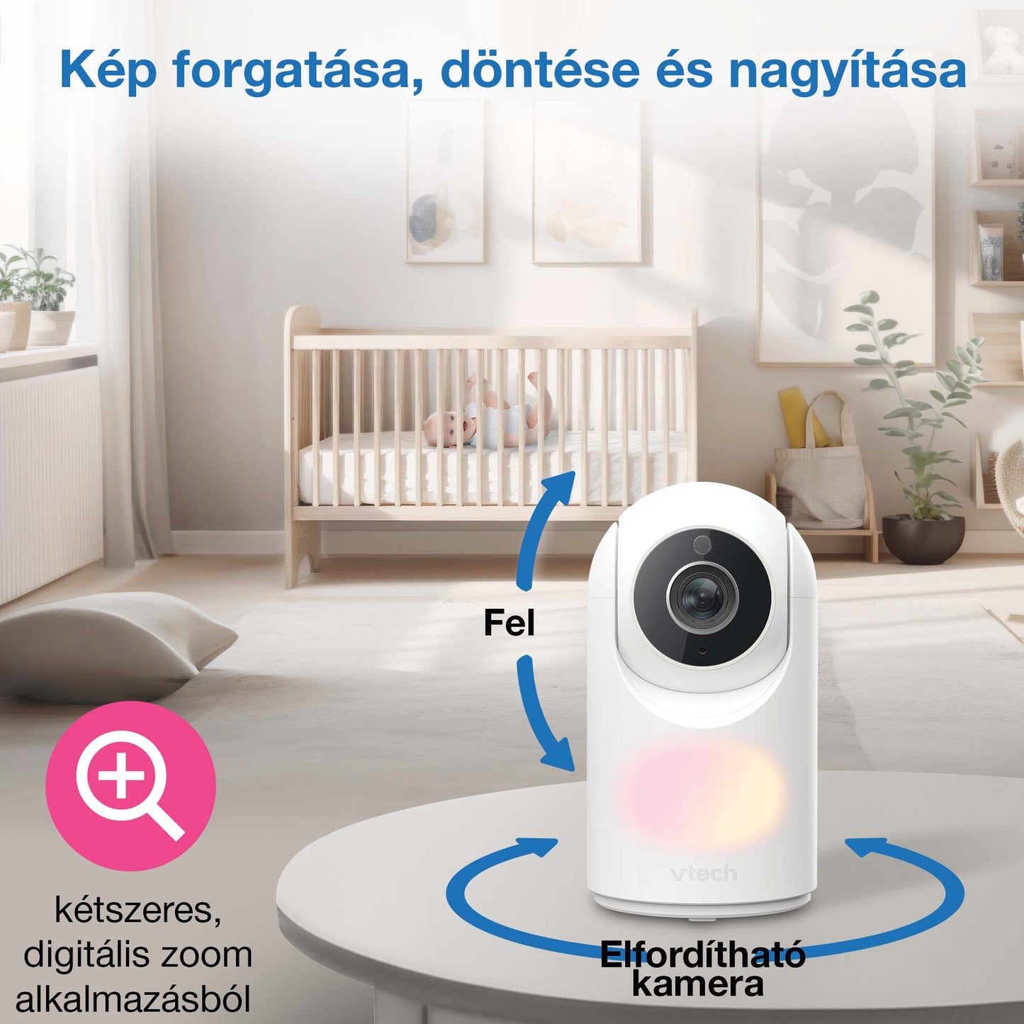 Vtech VM5367 Pan & Tilt kamerás bébiőr