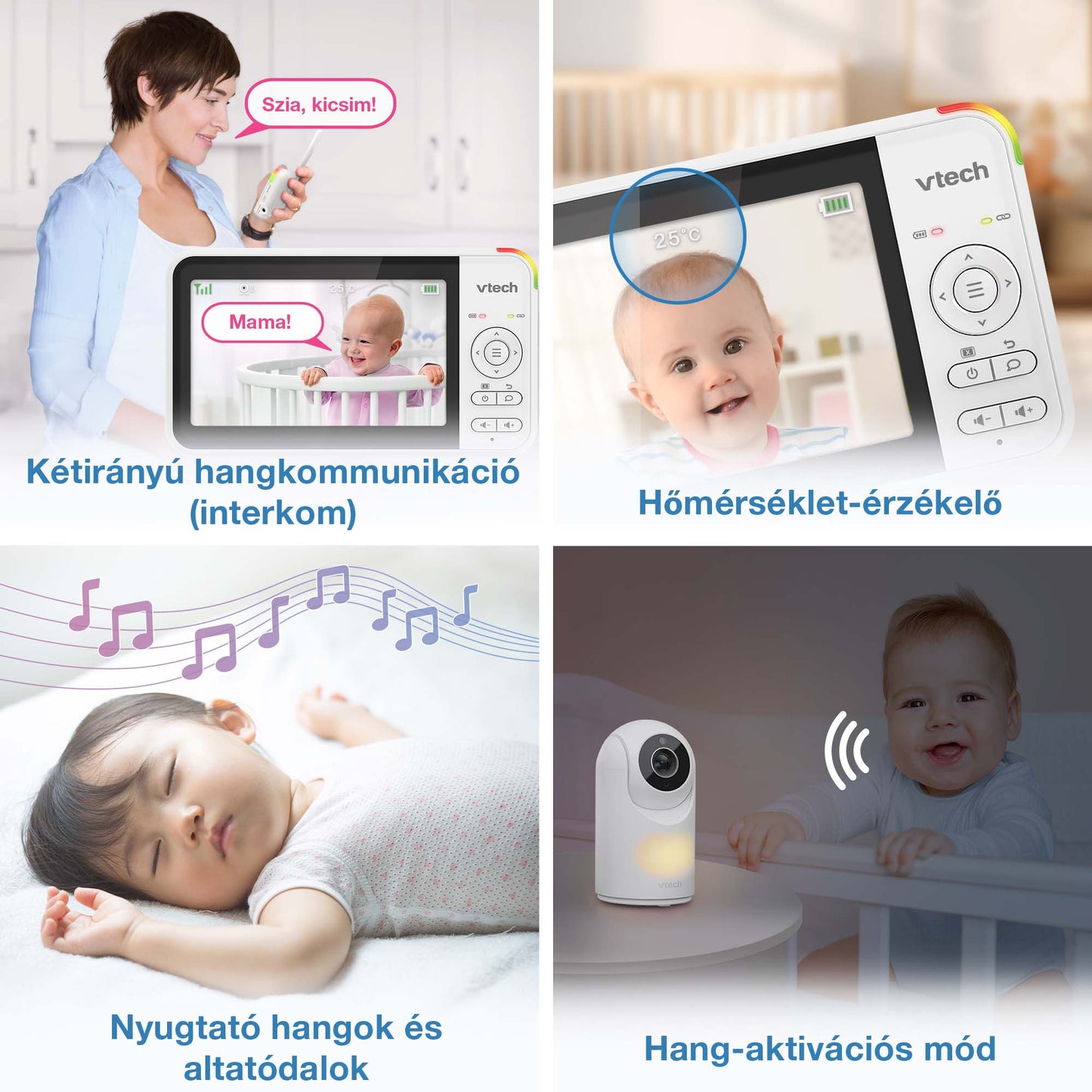 Vtech VM5367 Pan & Tilt kamerás bébiőr