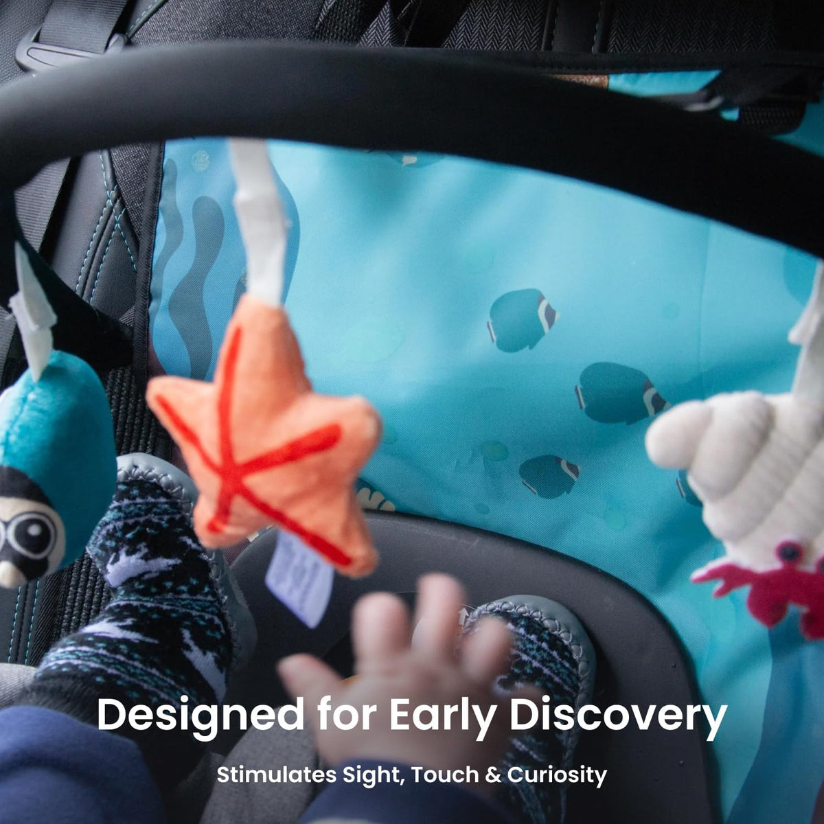 Ezimoov Activity Arch - autós ülésvédő játékívvel