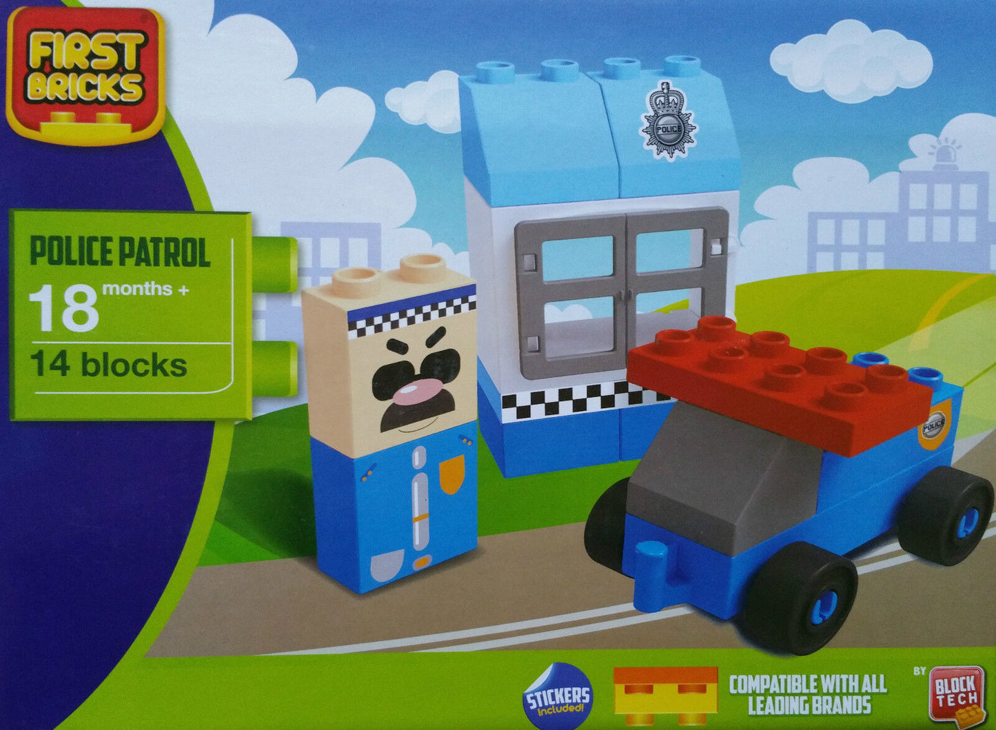 First Bricks Police Patrol építőkocka szett