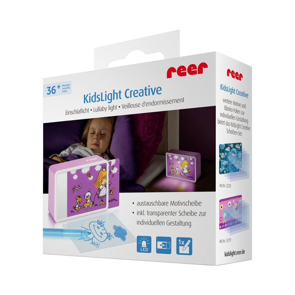 REER Kidslight Creative éjszakai fény