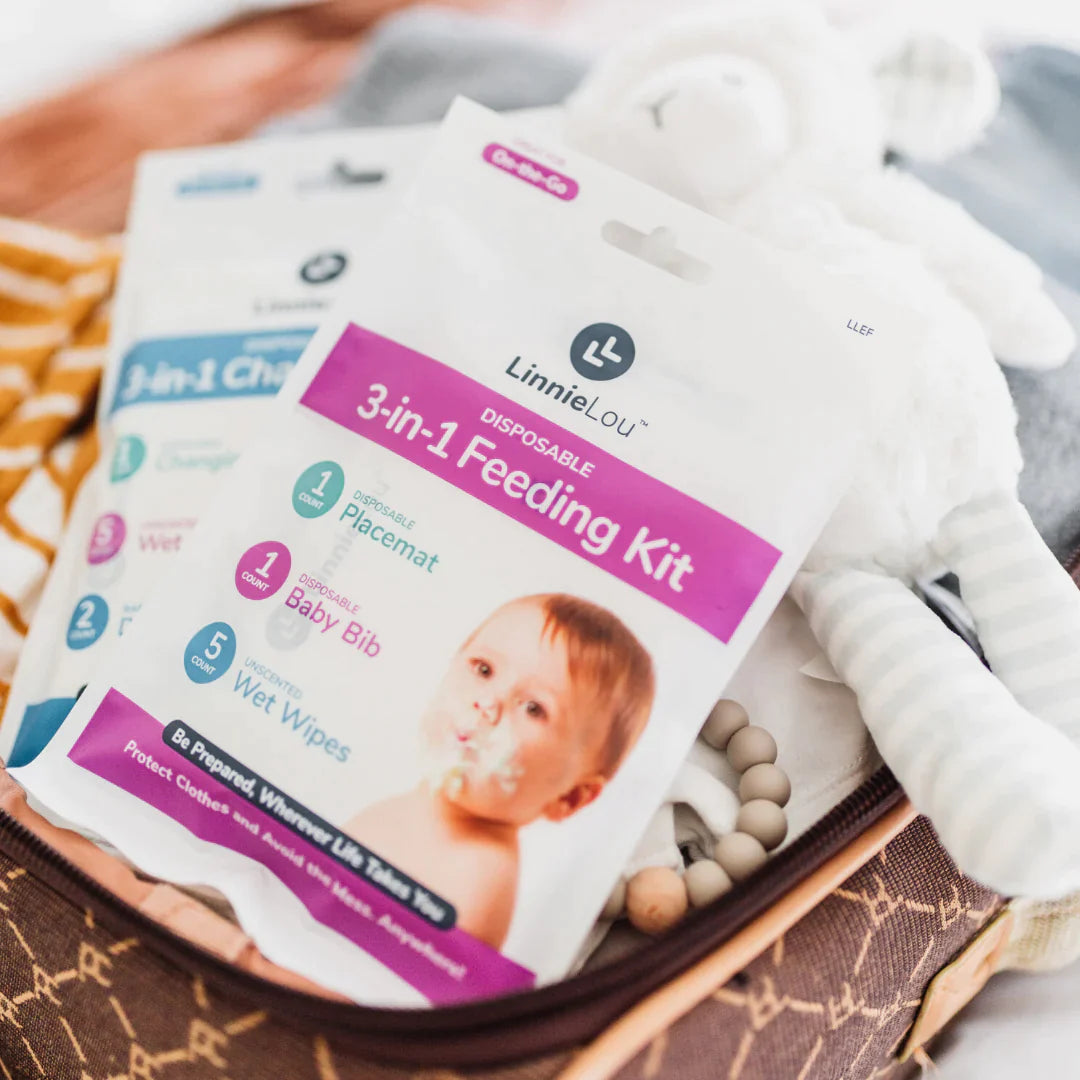 LinnieLou 3 az 1 eldobható etetési szett - Online Babyshop | Bababolt és webshop