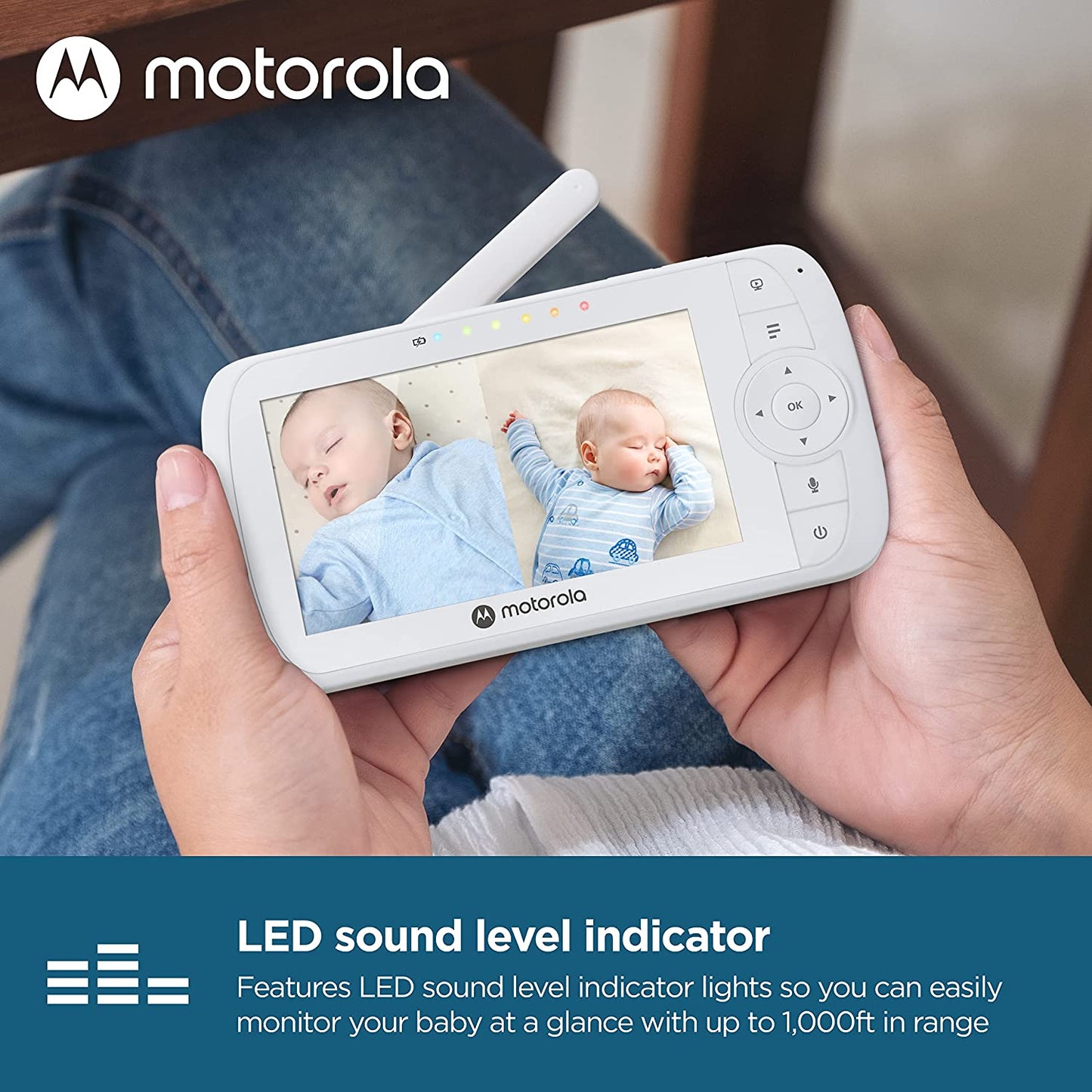 Motorola VM35 dupla kamerás babaőrző - BBLOVE | Bababolt és webshop